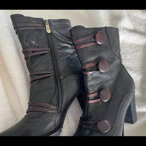Italmoda Leather Ankle Booties 38